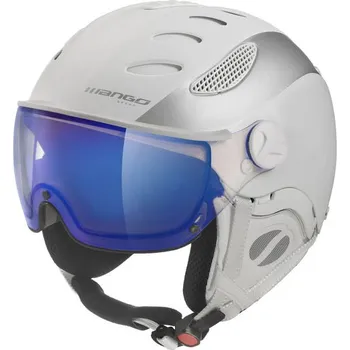 MANGO lyžařská přilba CUSNA VIP, bílá/stříbrná mat 58-60 cm