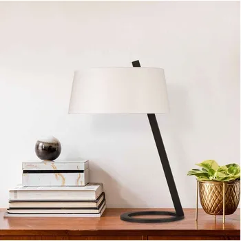 Lampička Designová stolní lampa Kaavia 55 cm bílá / černá