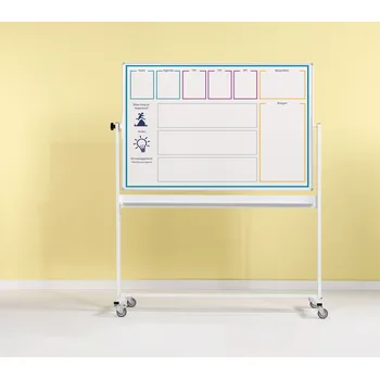 Oboustranná pojízdná tabule SV - s vlastním potiskem Velikost: 90x120 cm