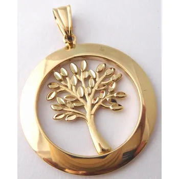Přívěsek Klenoty Budín Mohutný velký zlatý strom života - zlatý přívěsek 585/2,18gr HK3145 (Klenoty Budín Mohutný velký zlatý strom života - zlatý přívěsek 585/2,18gr HK3145)