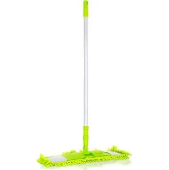 mop Mop Brilanz plochý žinylkový s teleskopickou tyčí 120 cm, světle zelený 43943205LG
