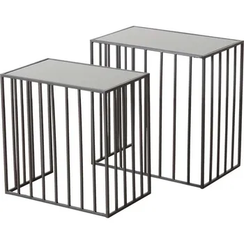 Konferenční stolek Stolek Boltze obdélníkový 30 x 50 x 50 cm černý