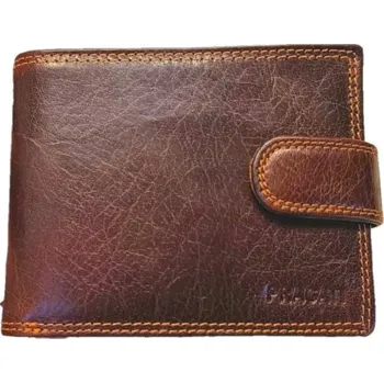 Peněženka Kožená hnědá peněženka water buffalo PRAGATI 305L