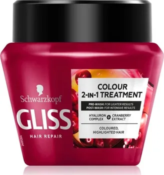 Vlasová regenerace Schwarzkopf Gliss Ultimate Color maska proti vyblednutí barvy vlasů 300 ml