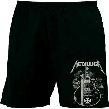 Pánské kraťasy bermudy, kraťasy Metallica - Hetfield cross