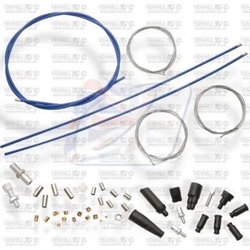 Lanko plynu univerzální sada Venhill U01-4-125-BL modrá