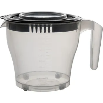 Mísa šlehací s víkem 2l, protiskluzová šedá, Florina