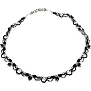 Náhrdelník copy of Náhrdelník z malých korálků černý - Design link 0002026