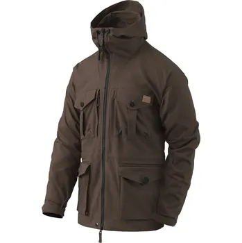 Pánská softshellová bunda Bunda Helikon SAS Smock - Duracanvas - Earth Brown XL