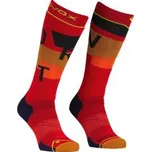 Ortovox Freeride Long Socks Cozy M cengia rossa 45 - 47 ponožky + DÁREK DLE VÝBĚRU!