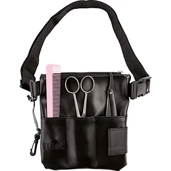 Kadeřnické nůžky Kadeřnická kapsa na nůžky Eurostil Professional - černá (01237) + dárek zdarma