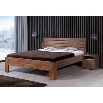 Postel BMB GLORIA XL 180 x 200 cm - masivní buková postel - nové čelo - ZRYCHLENÉ DODÁNÍ, buk masiv