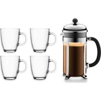 Kávovar CHAMBORD SET. Plastový lisovací kávovar