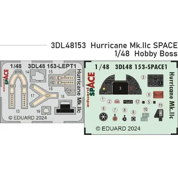 Plastikový model Eduard 1/48 Hurricane Mk.IIc SPACE (HOBBY BOSS)