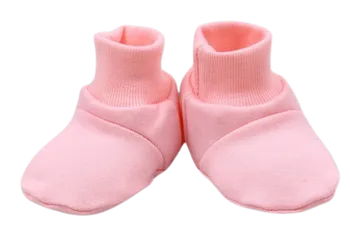 TERJAN Bavlněné botičky/ponožtičky růžové 0-6 m