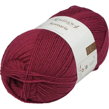Příze Rosários 4 Vlna Romaria – fialová Beringela