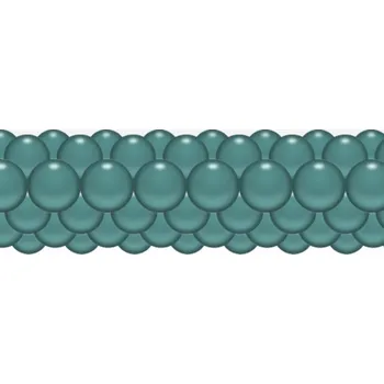 Balónek Balónková girlanda tyrkysová 3 m balonky.cz b83024