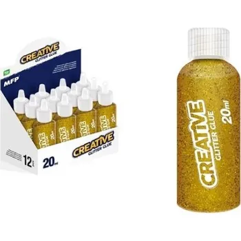 Kancelářské lepidlo Lepidlo glitrové 20ml zlaté