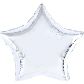 Balónek Party Pal Foliová hvězda stříbrná
