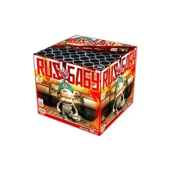 Zábavní pyrotechnika Kompaktní ohňostroj Rusbaby 49 ran 30 mm
