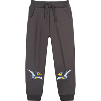 Chlapecké tepláky - DUPIO TE0232, tmavě šedá Barva: Šedá, Velikost: 116