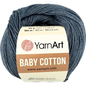 Galanterie YarnArt Baby Cotton 453 tmavě šedá