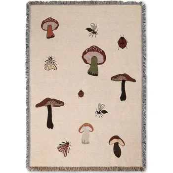deka Ferm Living Tapiserie Forest Tapestry Blanket, sand