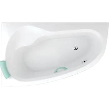 Vana Teiko Asymetrická rohová vana DORADO 160 LEVÁ 160x95x44 cm / objem: 190 l