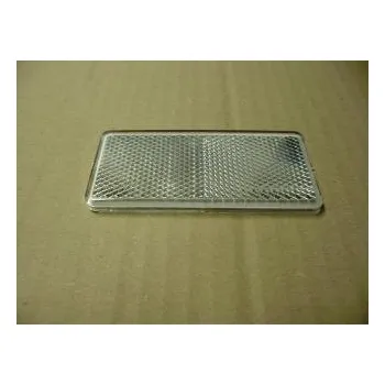 Příslušenství osvětlení automobilu Odrazka obdelníková, samolepící bílá 14J