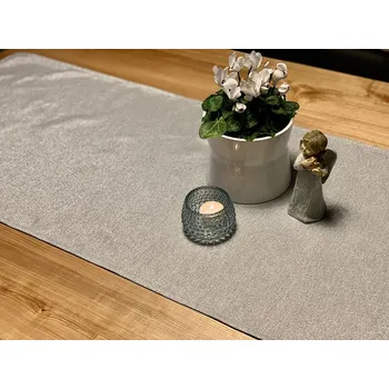 Vánoce BYTEMA Vánoční ubrusy a šály FLASH SILVER šedá 100 x 100 cm