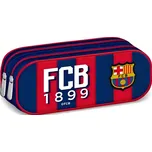 FC Barcelona Školní pouzdro FC Barcelona, pruhované, dvoukomorové