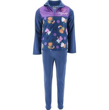 Dívčí mikina Tmavě modrá tepláková souprava Peppa Pig Velikost: 98