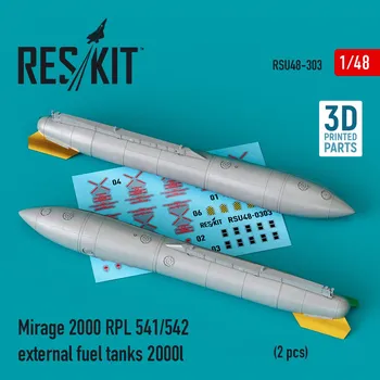 Plastikový model 1/48 Mirage 2000 RPL 501/502 ext.fuel tanks 2000l