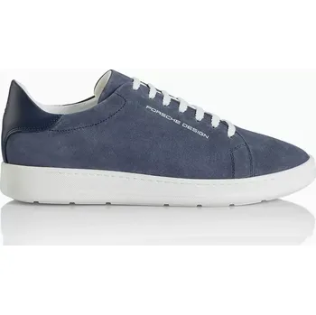 Pánská treková obuv PORSCHE DESIGN Cup Sole Trainers Módní obuv tenisky džínová modrá (Vysoce kvalitní designové tenisky vyrobené ze semiše v minimalistickém designu.)