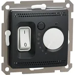 Schneider Electric Sedna Termostat podlahový, ovládání podlahového vytápění, antracit SDD114507