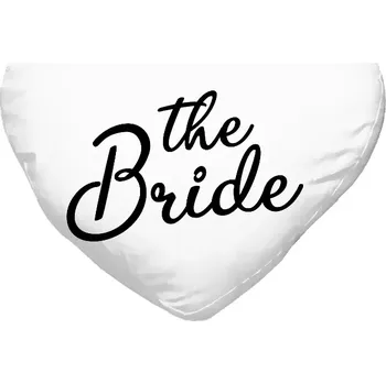 Polštář Polštář srdce 40x35 cm The Bride