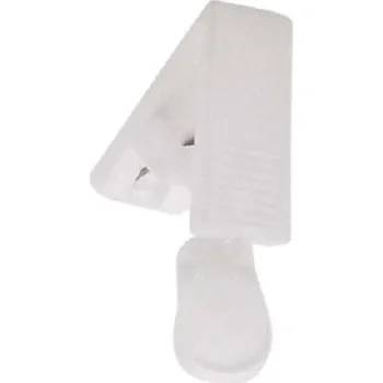 Uchycení záclony a závěsu Expo Ambiente Záclonové žabky pojezdové, 20 ks, bílé 67129-007