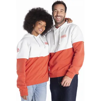 Pánská mikina Unisexová Mikina Yamaha Faster Sons NUPTSE Oranžová Velikost: S