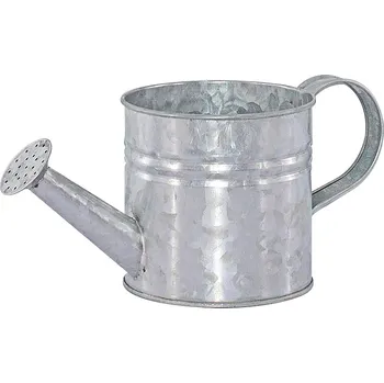 Stojan na květiny Autronic Obal kovový, zinková barva -tvar konve KK083 SIL