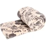 Deka Květy, 200 × 150 cm, květinový vzor, beránek 154632