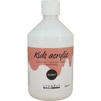 Vodová barva creativ company Akrylová barva A-Color 500ml bílá lesklá