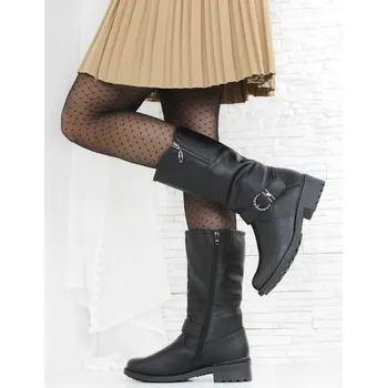 Dámské kozačky Cathay moda Dámské kozačky 2048-1B Velikost: 39