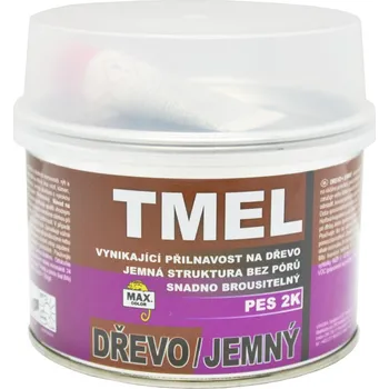 MAX COLOR Tmel na dřevo, bílý, 500 g, jemný, dvojsložkový 4799005