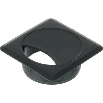 kabelová chránička Interex Kabelová průchodka QUADRO PVC / Antracit