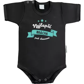 Kojenecký body Dětské body s krátkým rukávem Nejlepší brácha pod sluncem