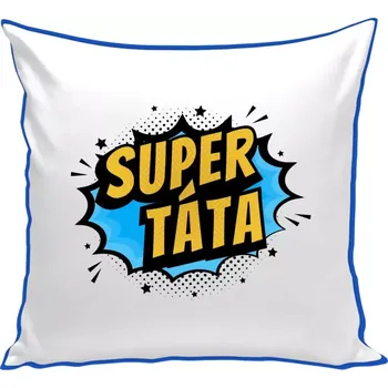 Polštář Polštář barevný 32x32 cm Supertáta - bublina