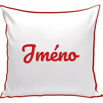 Polštář Polštář barevný 32x32 cm Vlastní jméno
