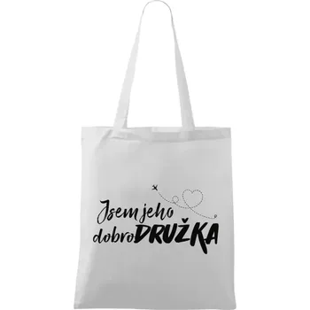 Látková taška Jsem jeho dobrodružka