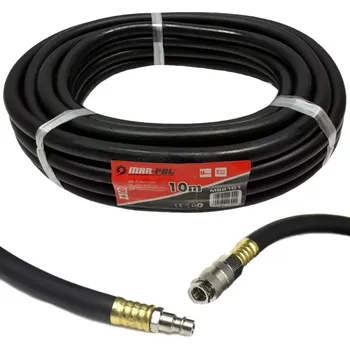 Příslušenství ke kompresoru MAR-POL Pneumatická tlaková hadice gumová 10m, 6x13mm 1/4' 20 BAR