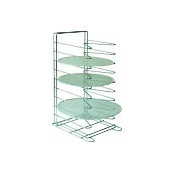 Stojan na pizza plechy/mřížky 10 pozic max. 50cm